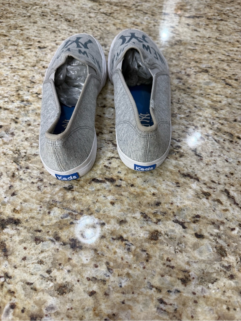 Keds Double Decker New York Yankees MLB Baseball Slip On Shoes 9 - Picture 6 of 15